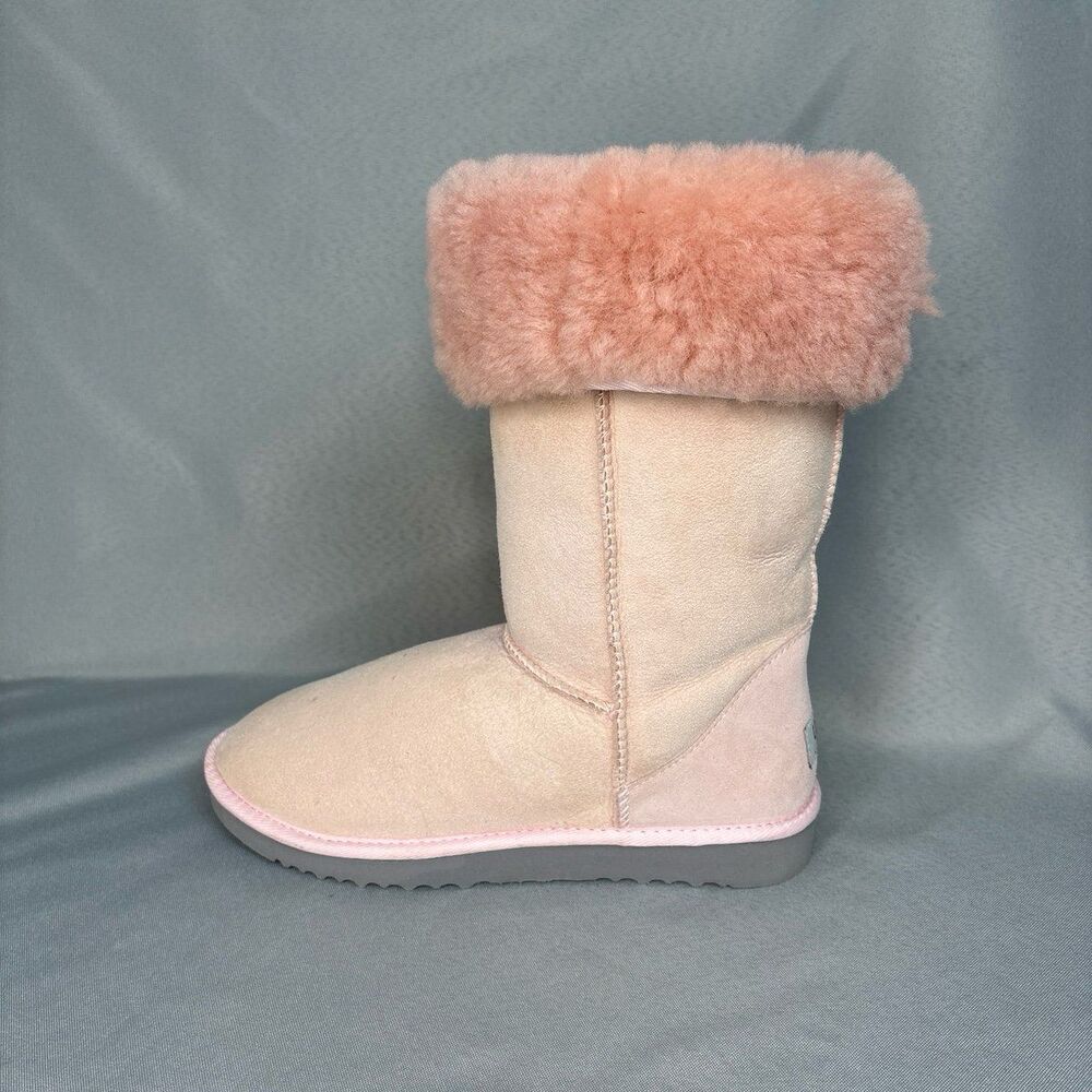 Womens 8 Classic Tall UGG Boots Baby Pink Retired Collectors Extremely Rare Cond - Picture 11 of 12